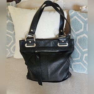 B. Makowsky Leather Tote